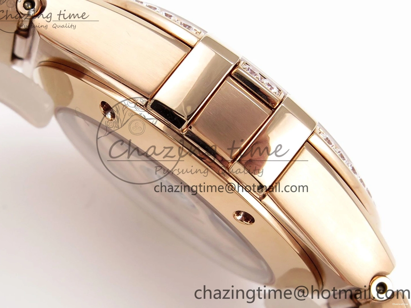 0216 Soft Constellation 39mm RG Diamonds Bezel ASWF 1:1 Best Edition White Dial on RG Bracelet A 7783